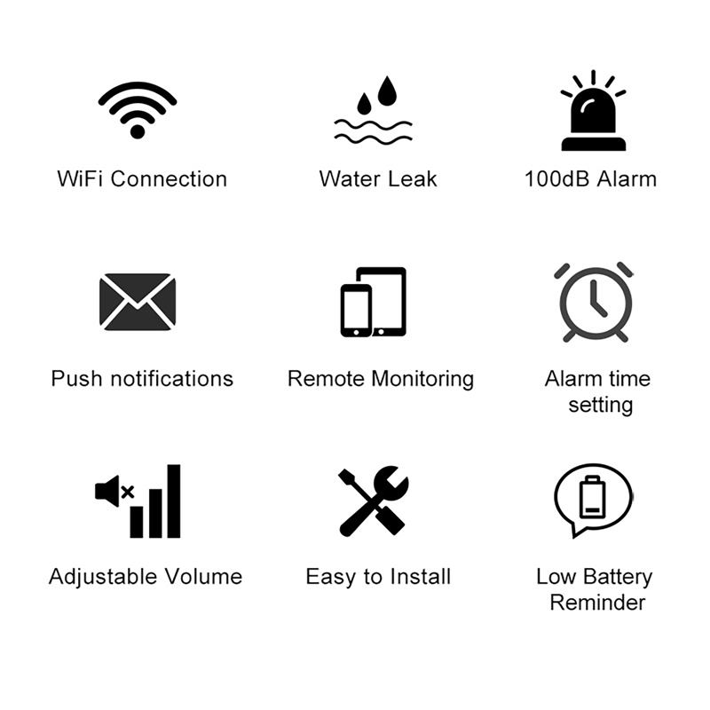 Tuya Smart WIFI Water Leak Sen - Water Alarm Sensor のレビューと価格