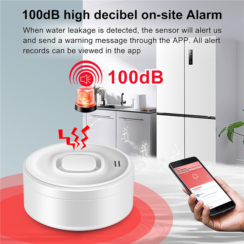 Tuya Smart WIFI Water Leak Sen - Water Alarm Sensor のレビューと価格
