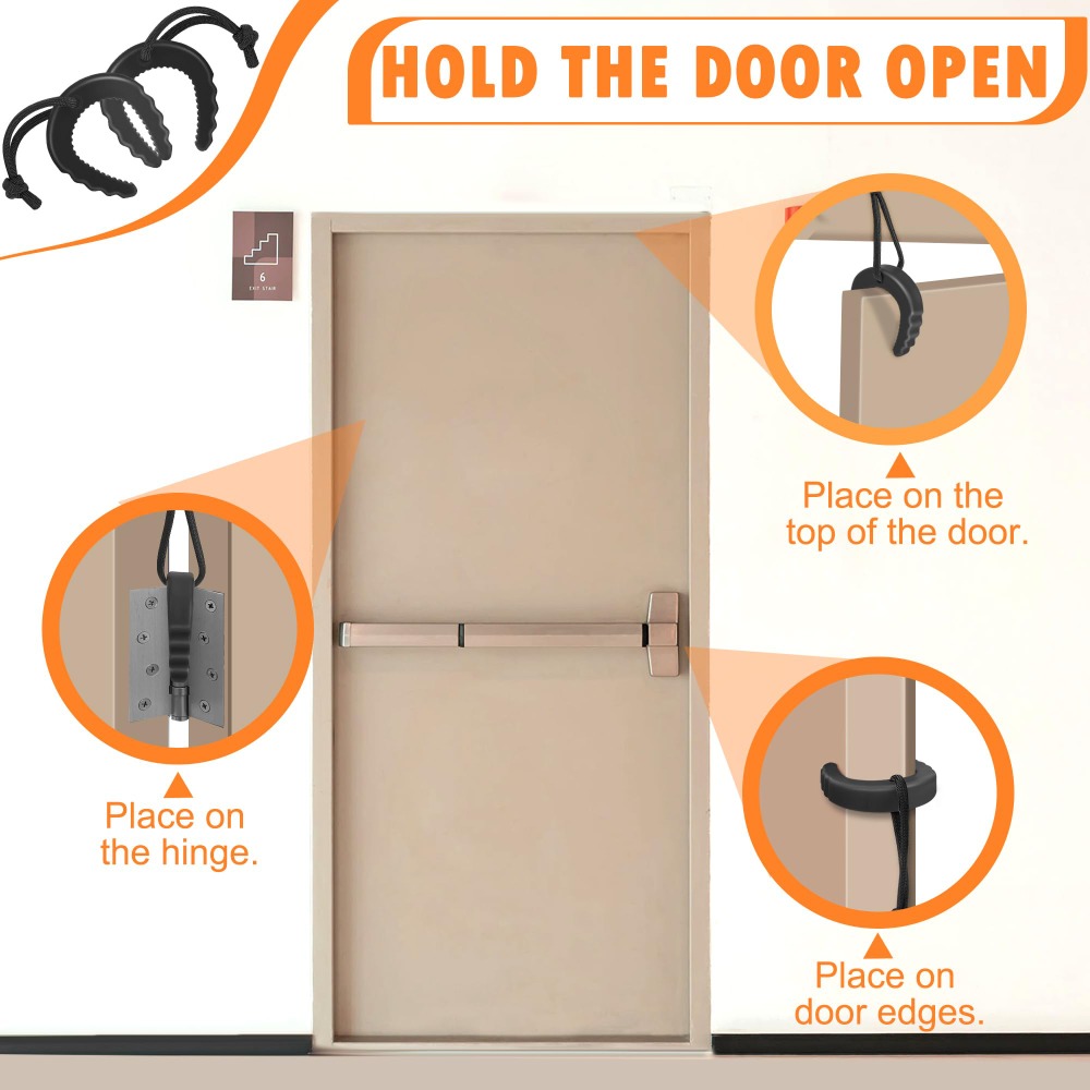 Easy to Use Rubber Door Jam Fi - Door Stop Alarm のレビューと価格