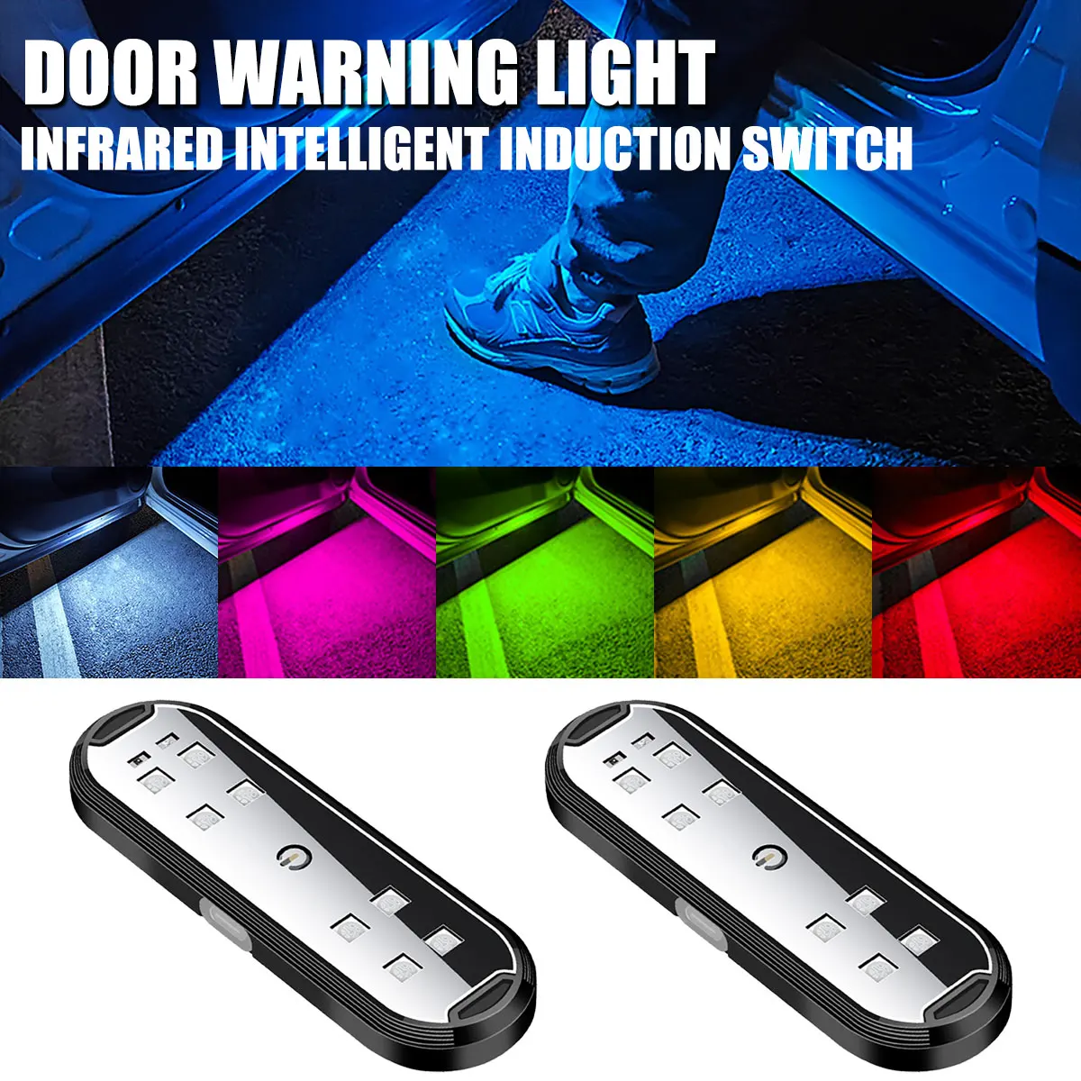 Car Door Lights LED Colorful F - Emergency Exit Sign のレビューと価格