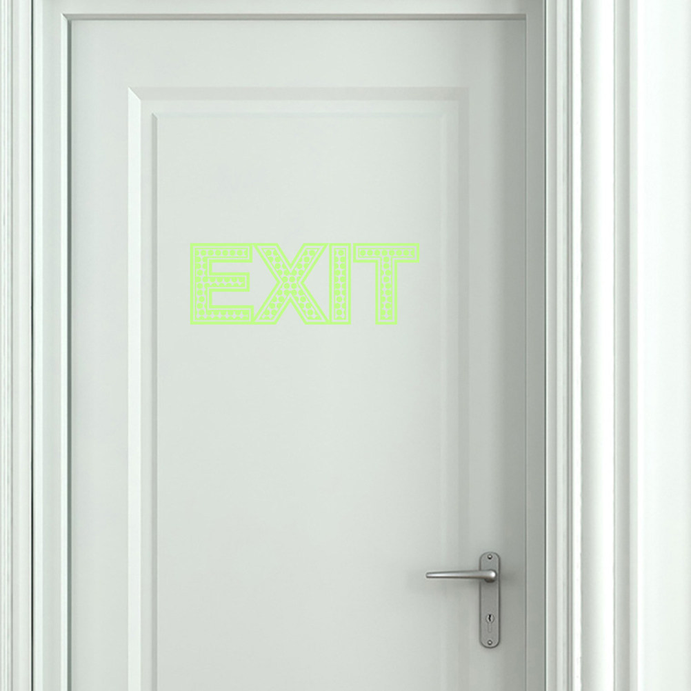 3Pcs Exit Signs Night Luminous - Emergency Exit Sign のレビューと価格