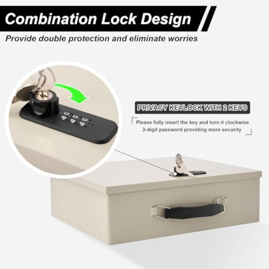 Fireproof Document Box with Ke - Fire Safe Document のレビューと価格