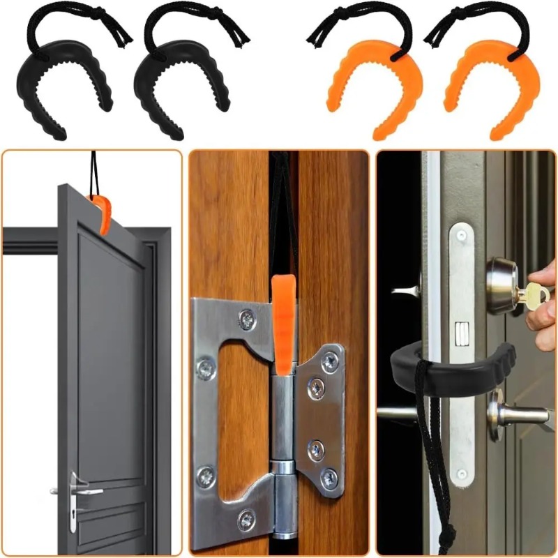 Easy to Use Rubber Door Jam Fi - Door Stop Alarm のレビューと価格