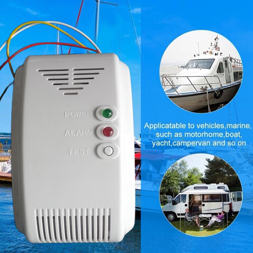 Propane Butane Sensor 12V Gas  - Smoke Detector Interconnected のレビューと価格