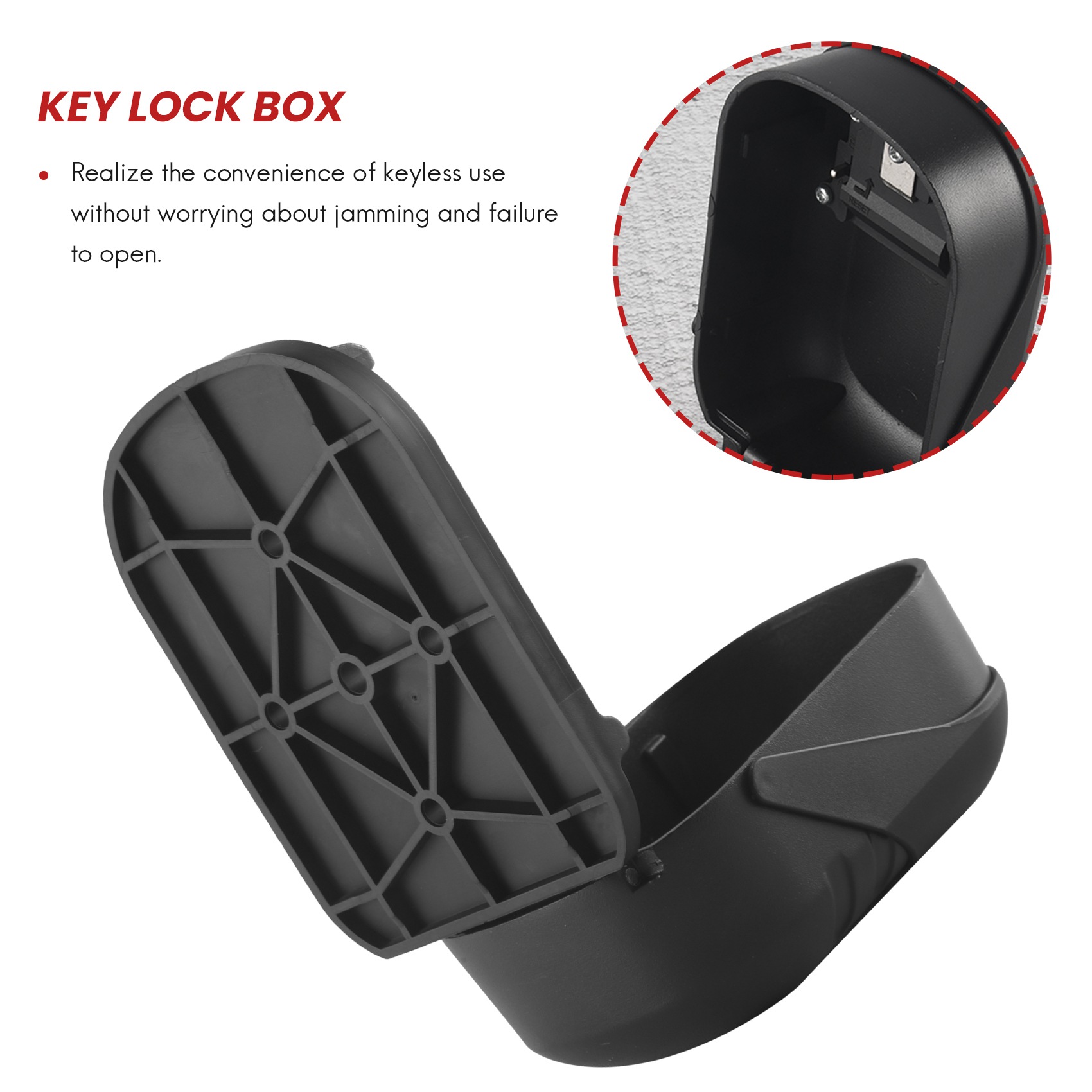 B27B Key Lock Box Wall Mount 4 - Lockbox Key Secure のレビューと価格