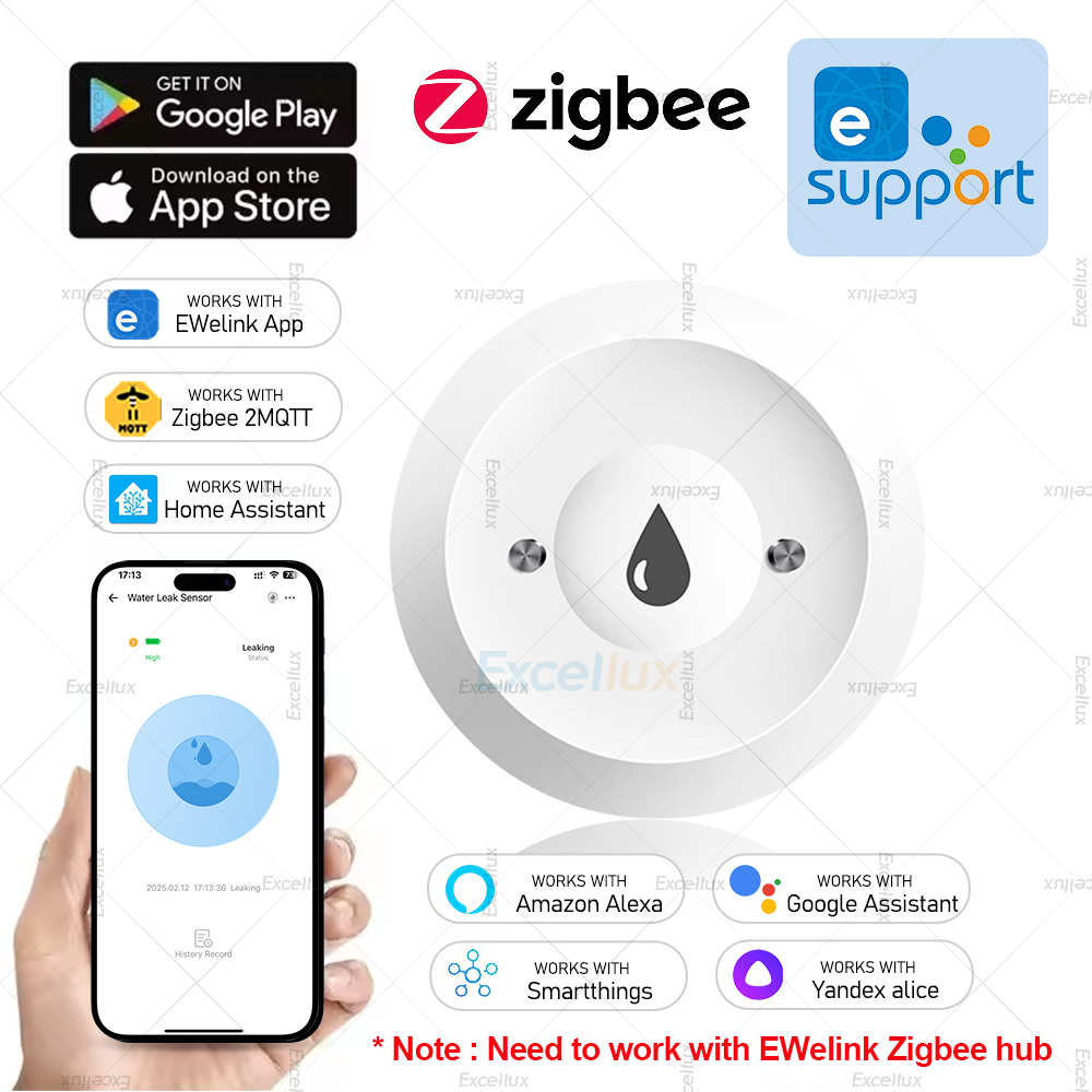 Ewelink Zigbee 3.0 Water Senso - Water Alarm Sensor のレビューと価格