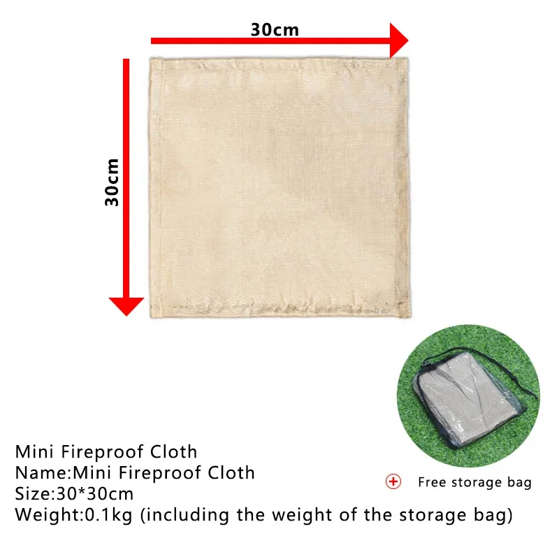 Outdoor Camping Fireproof Clot - Fire Blanket Kitchen のレビューと価格