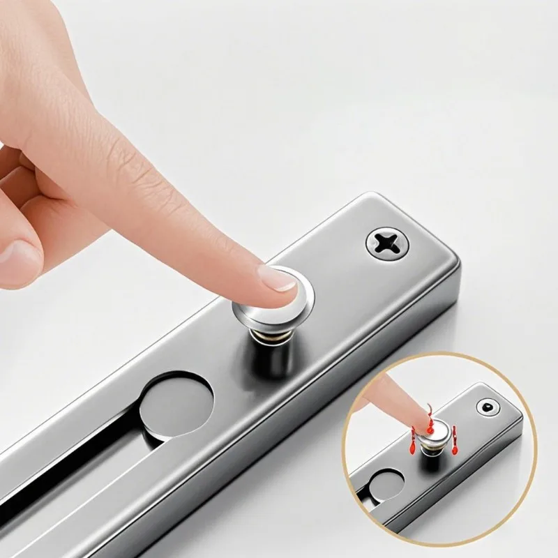 No Drill Stainless Steel Secur - Security Chain Door のレビューと価格