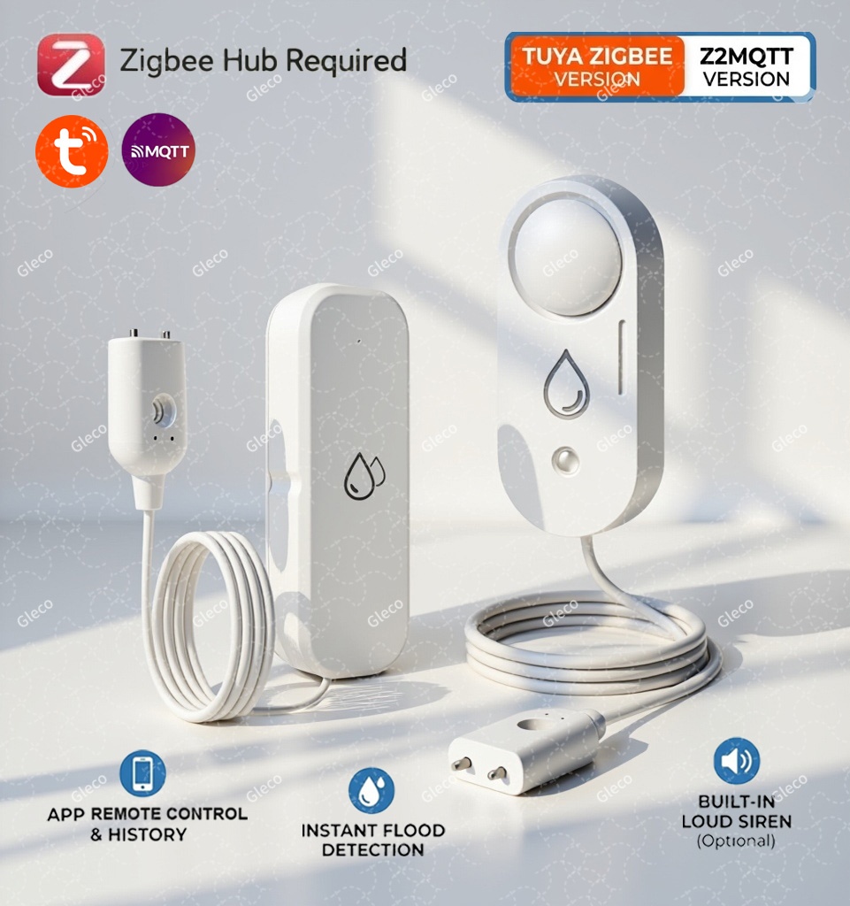 Zigbee Water Leak Sensor Flood - Water Alarm Sensor のレビューと価格
