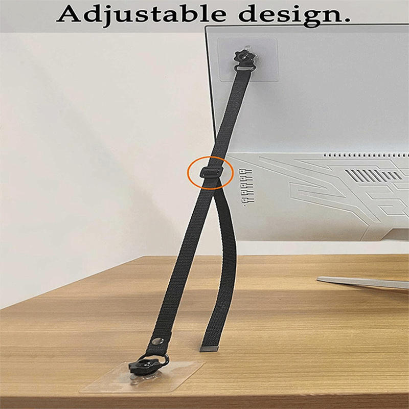 No Drill Adhesive Furniture An - Earthquake Anchor Strap のレビューと価格