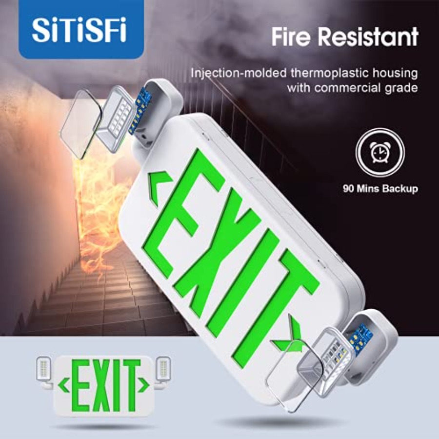 Led Combo Emergency Exit Sign  - Emergency Exit Sign のレビューと価格