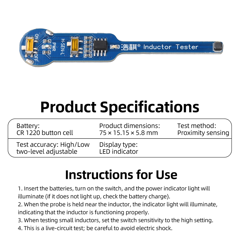 Electromagnetic Induction Test - Co Detector Plug のレビューと価格