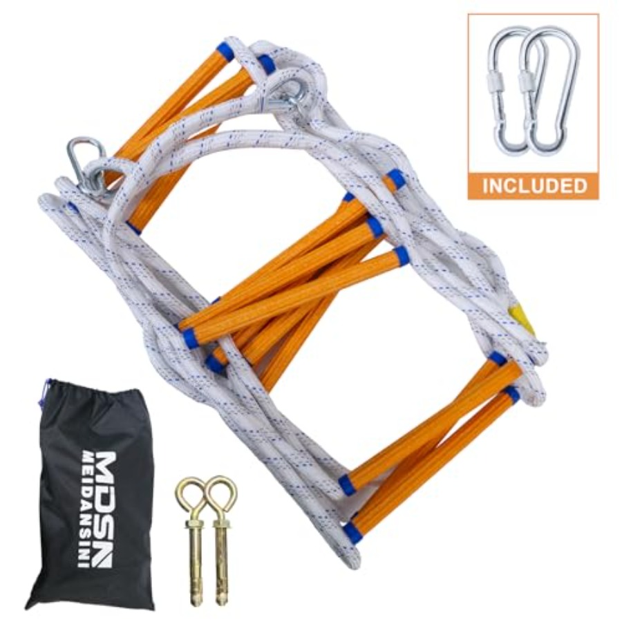 Rope Ladder, 49 Feet Emergency - Fire Escape Ladder のレビューと価格