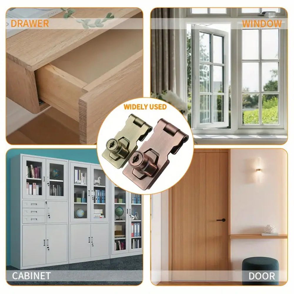 Locking Hasp Heavy Duty Lockin - Medicine Cabinet Lock のレビューと価格