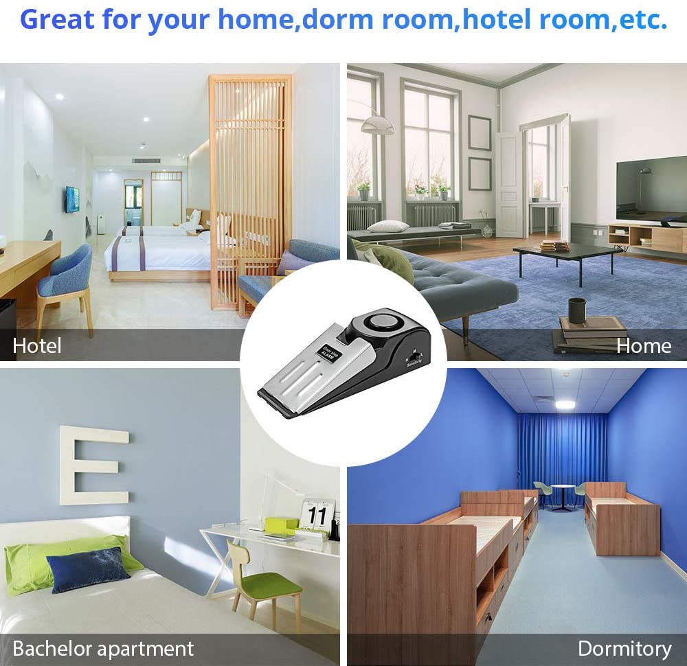 1Pc Door Stopper Alarm Portabl - Door Stop Alarm のレビューと価格