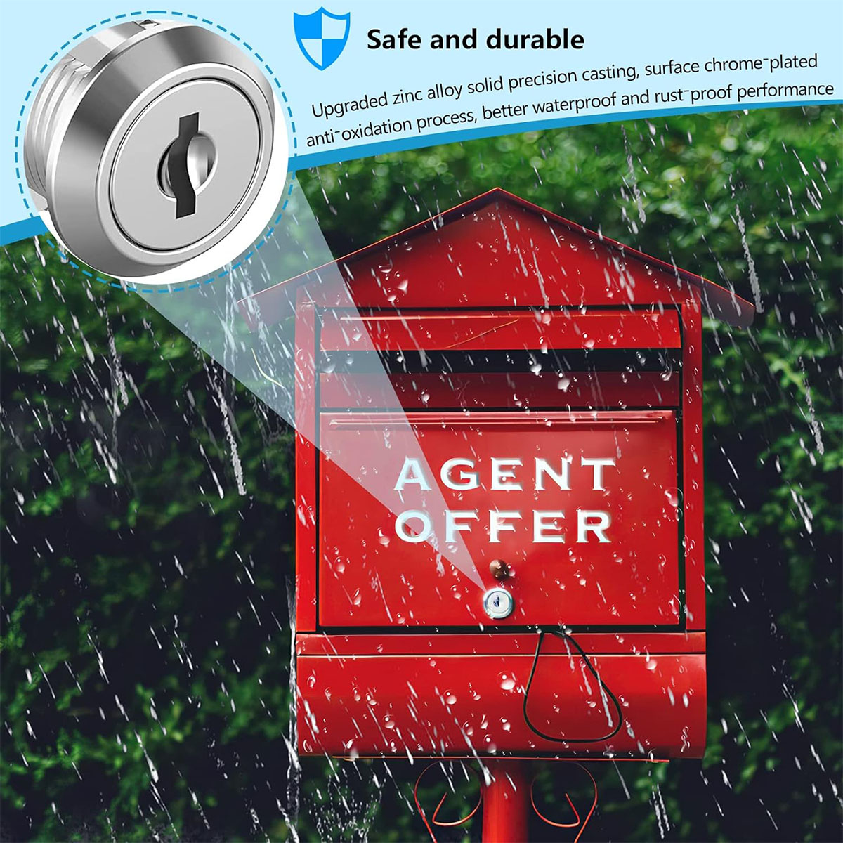 Single Unlock Set,1 Pack Keyed - Medicine Cabinet Lock のレビューと価格