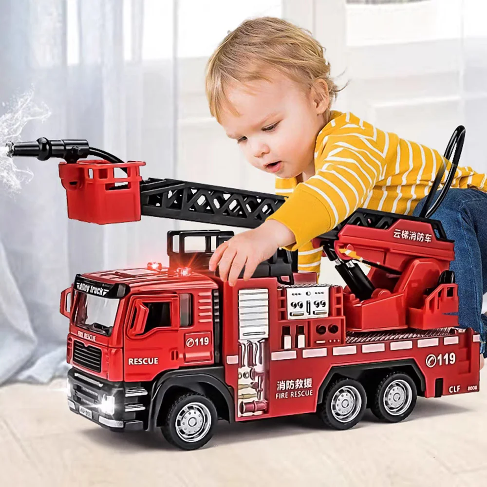 1/32 Fire Engine Car Toy Model - Fire Escape Ladder のレビューと価格