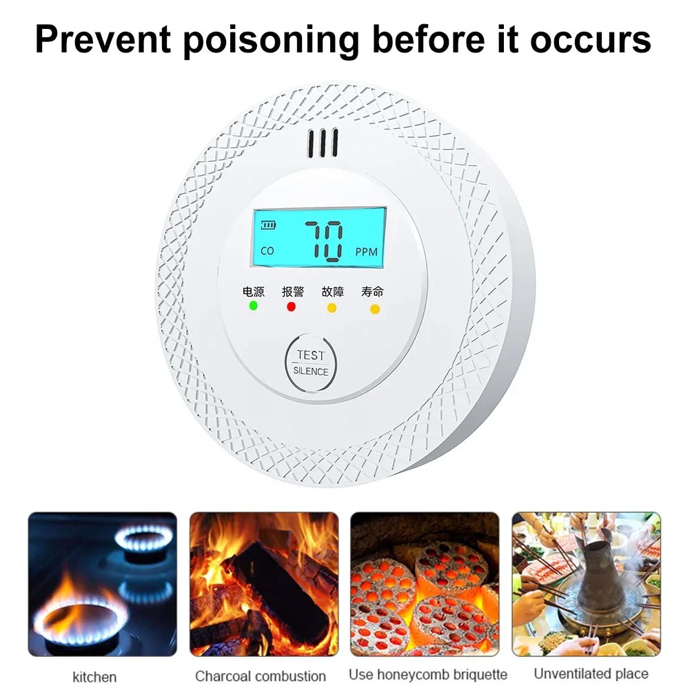 Carbon Monoxide Alarm Detector - Smoke Detector Interconnected のレビューと価格
