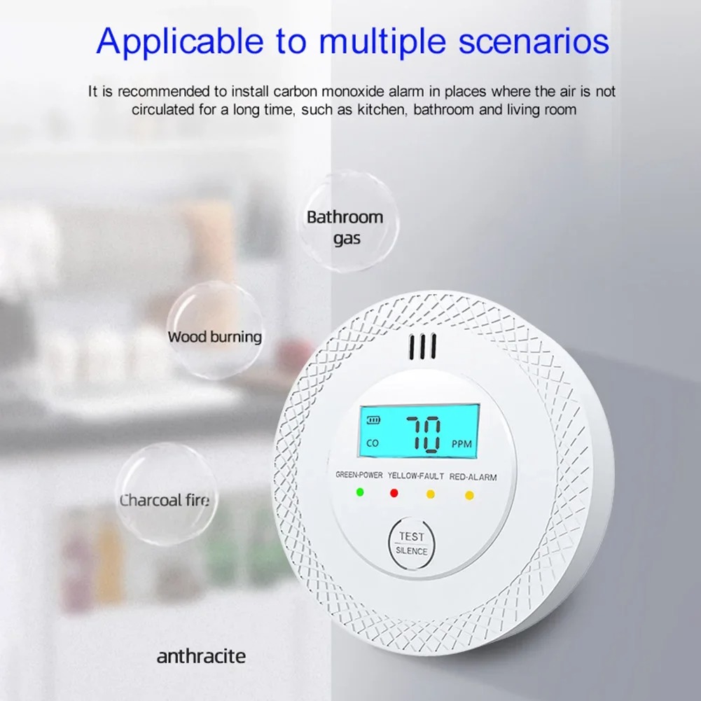 Carbon Monoxide Alarm Detector - Smoke Detector Interconnected のレビューと価格