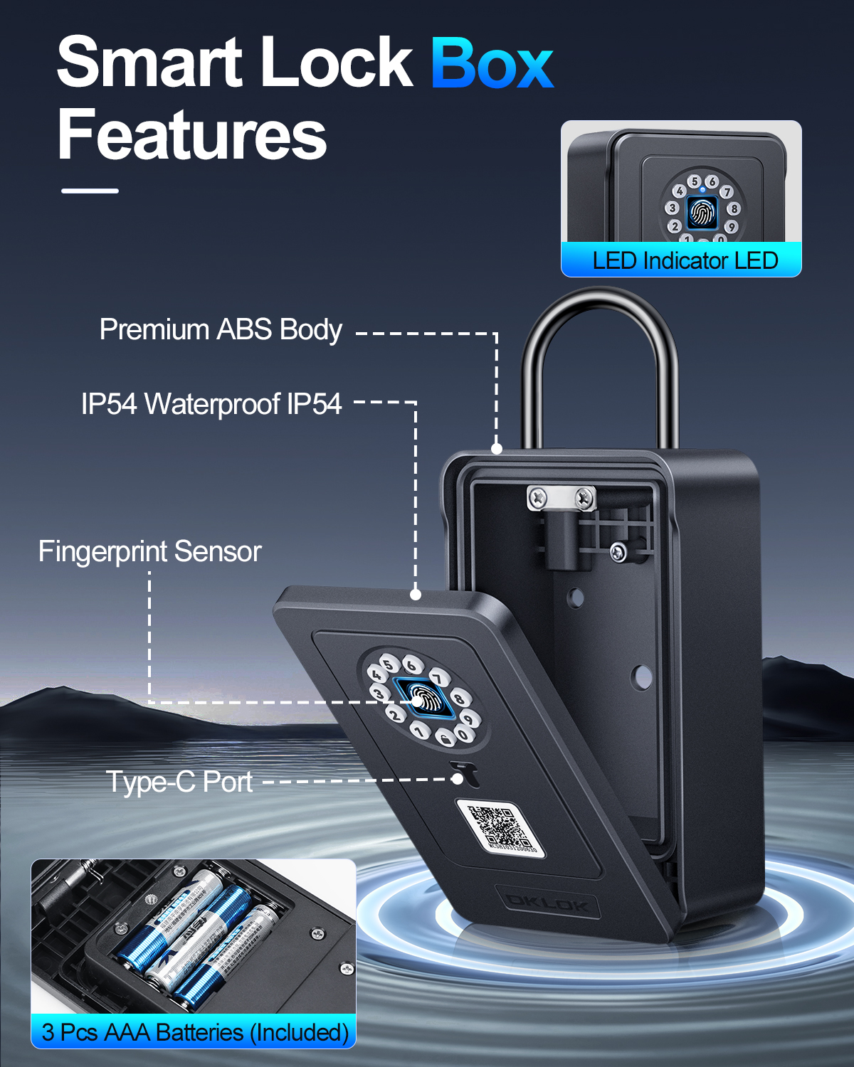 Wireless Smart lock Box Blueto - Lockbox Key Secure のレビューと価格