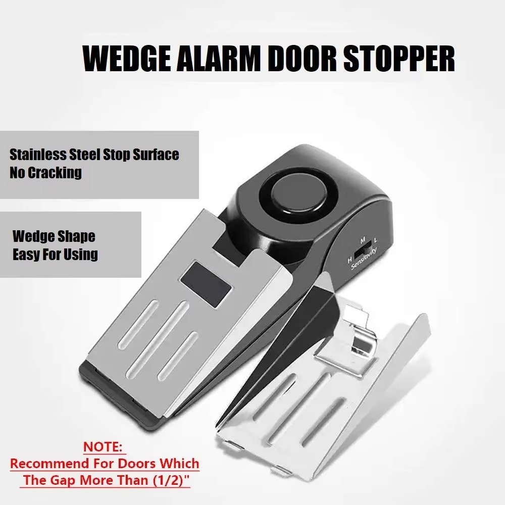 120db Wireless Stainless Steel - Door Stop Alarm のレビューと価格