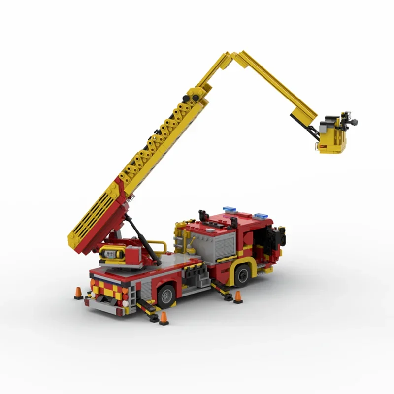 1079PCS MOC London Fire Brigad - Fire Escape Ladder のレビューと価格