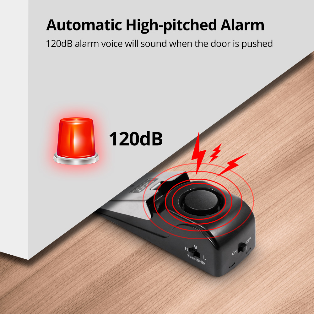 2pcs Door Stop Alarm for Home  - Door Stop Alarm のレビューと価格