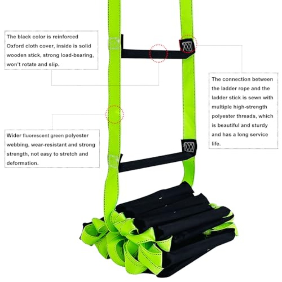 Fire Escape Ladder with 2 Heav - Fire Escape Ladder のレビューと価格