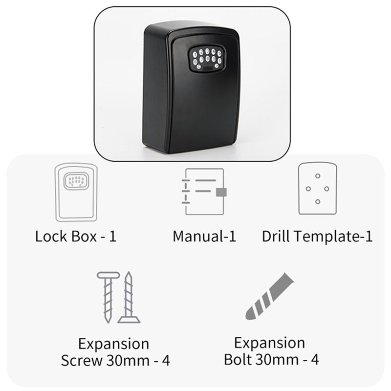 A92Z TUYA Smart Key Box Blueto - Lockbox Key Secure のレビューと価格