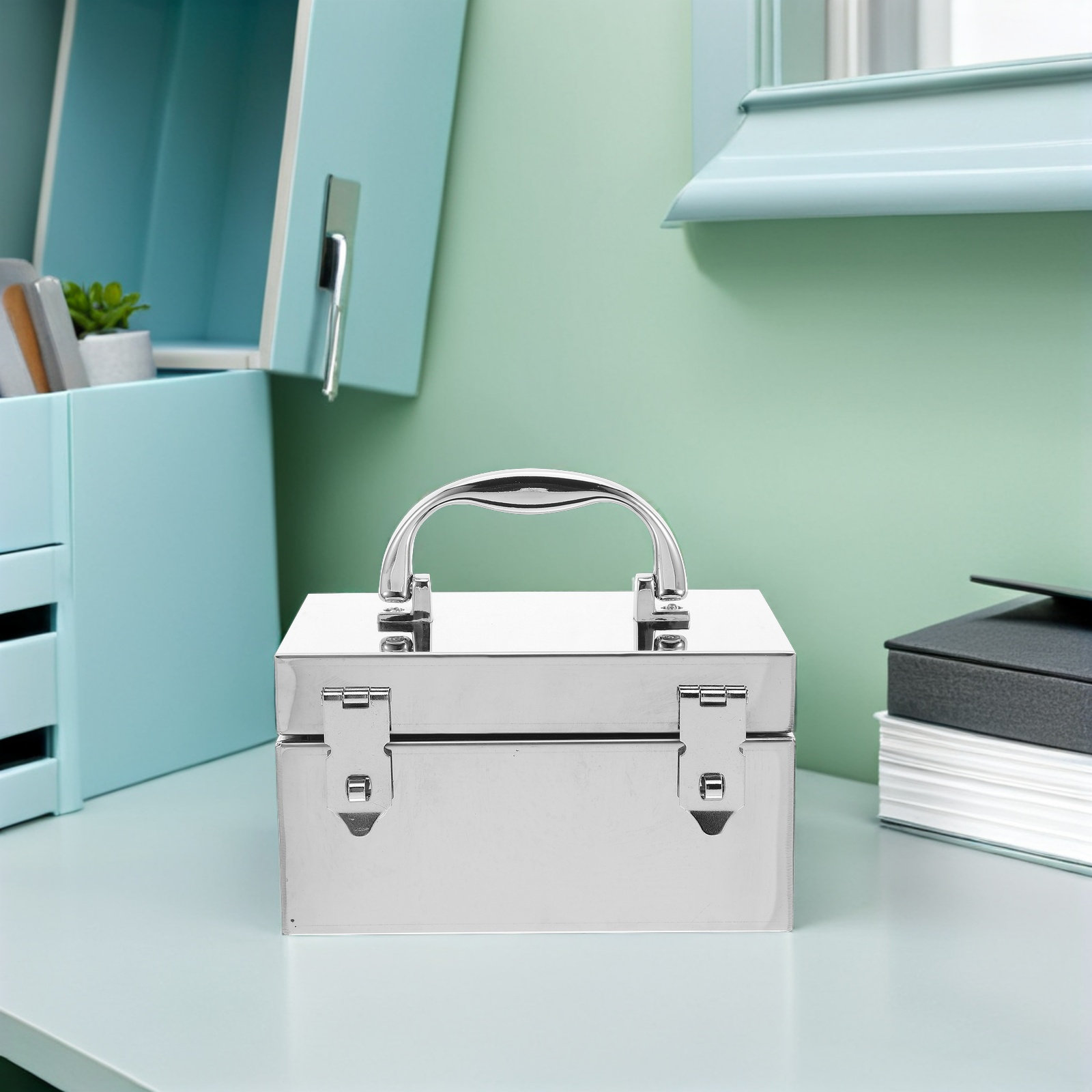 Lockable Stainless Steel Cash  - Lockbox Key Secure のレビューと価格