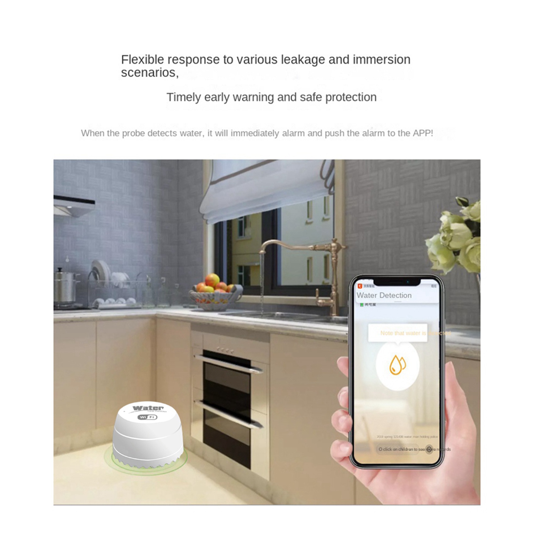 ABKW-3X Wifi Crow Smart Water  - Water Alarm Sensor のレビューと価格