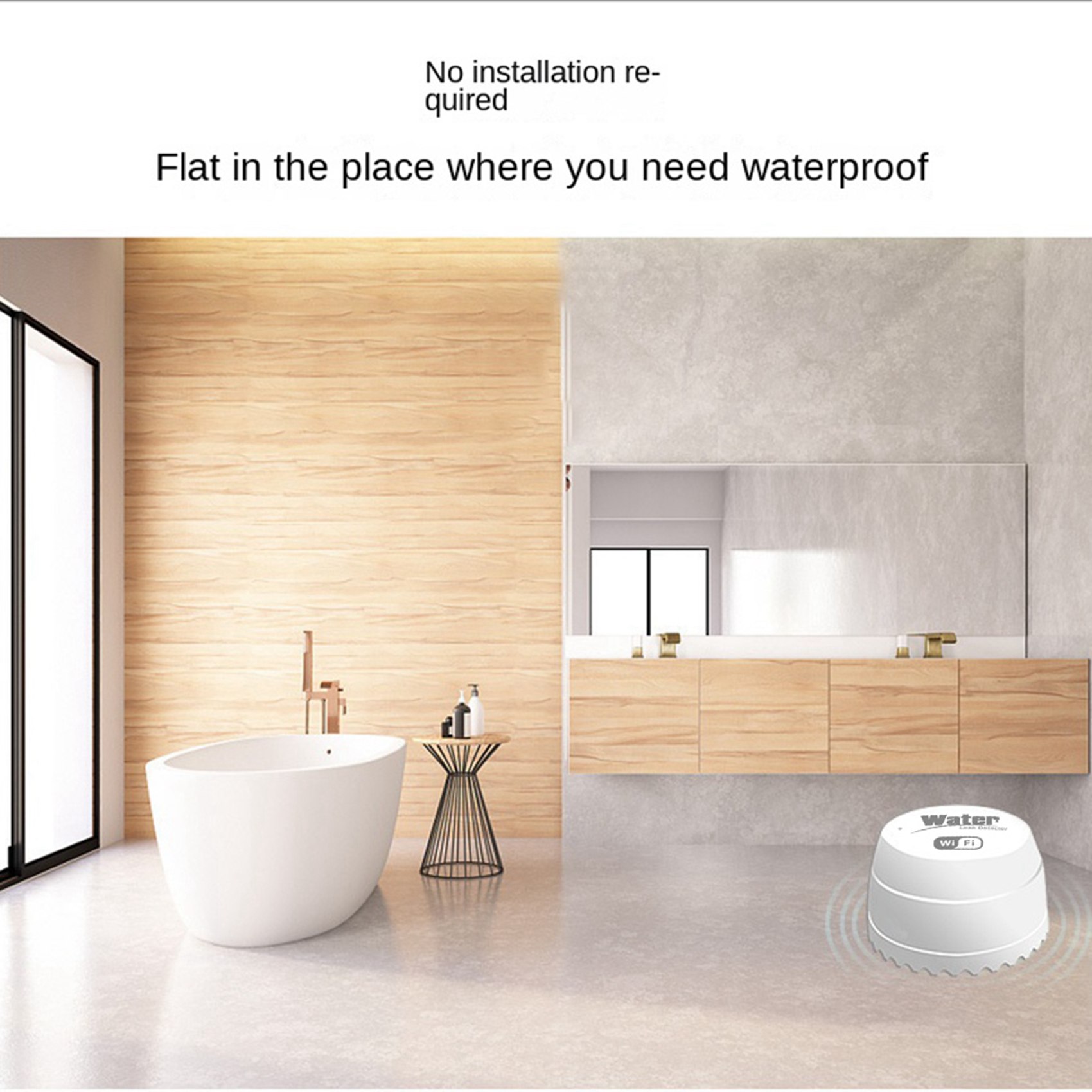 ABKW-3X Wifi Crow Smart Water  - Water Alarm Sensor のレビューと価格