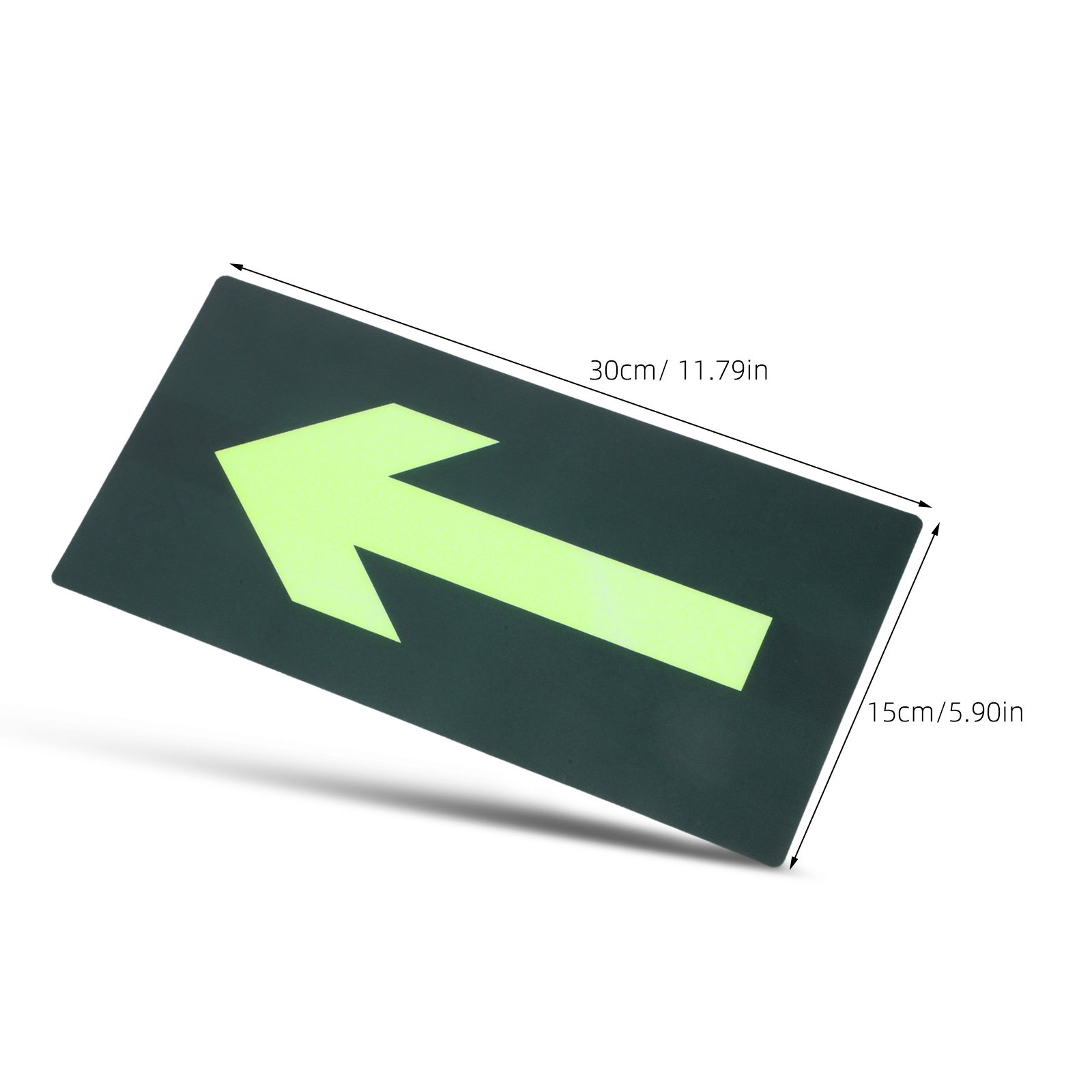 8Pcs Luminous Emergency Fire E - Emergency Exit Sign のレビューと価格