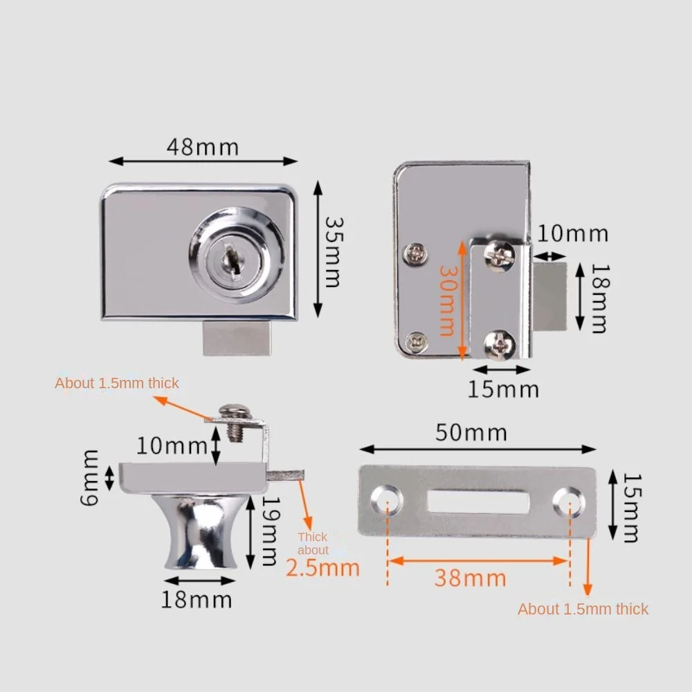 Metal Single Double Swinging G - Medicine Cabinet Lock のレビューと価格
