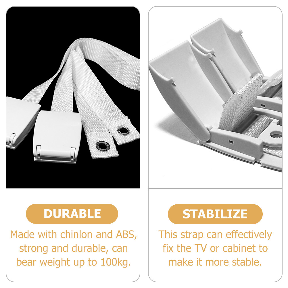 2Pcs Anti Tip Strap Adjustable - Earthquake Anchor Strap のレビューと価格