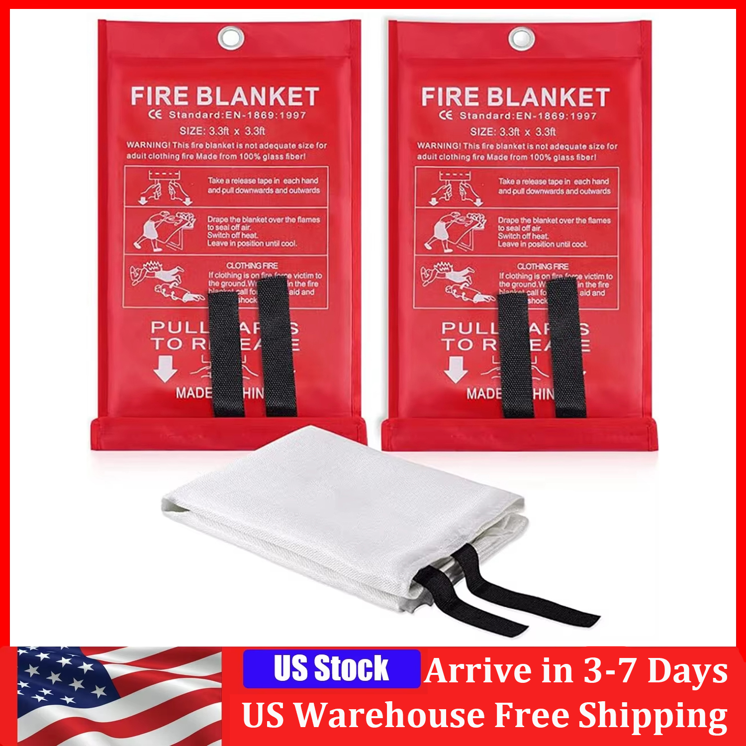1M*1M Fire Blanket, Kitchen Es - Fire Blanket Kitchen のレビューと価格