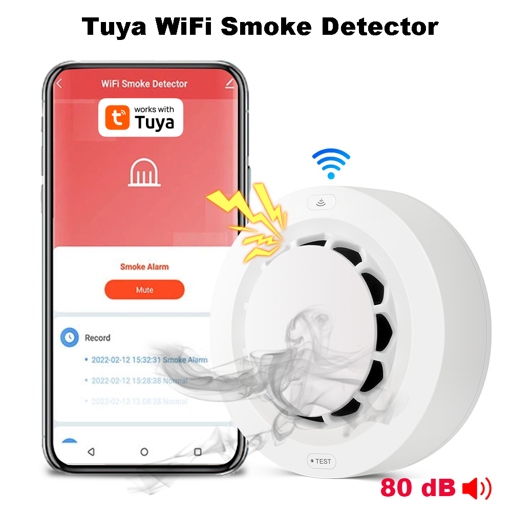Tuya WiFi Smoke Alarm Fire Pro - Smoke Detector Interconnected のレビューと価格