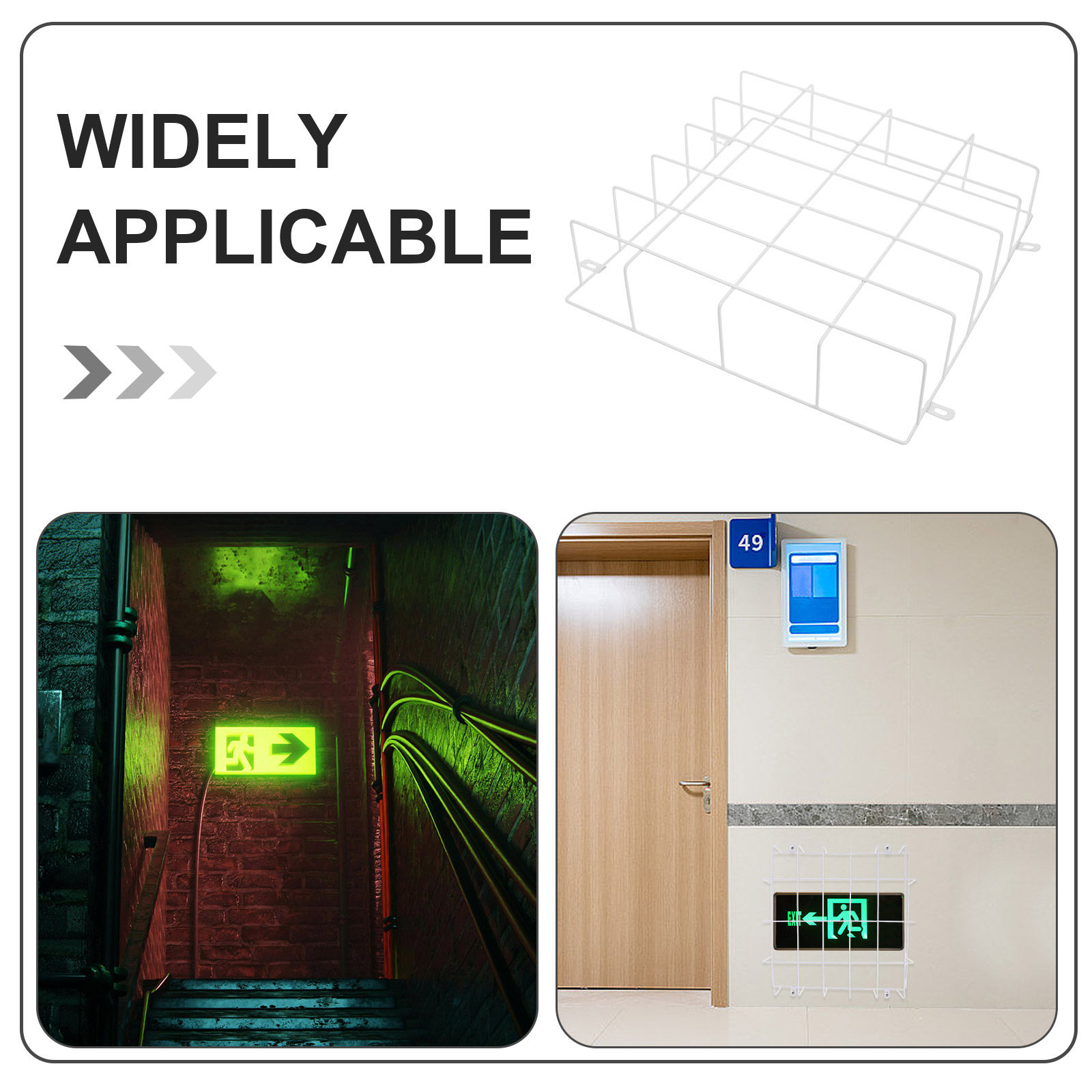 Emergency Light Protective Cag - Emergency Exit Sign のレビューと価格