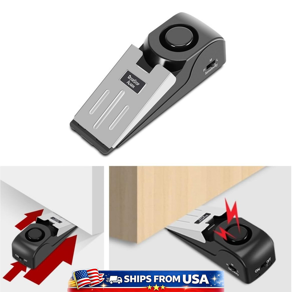 Door Stop Alarm with 120dB Sec - Door Stop Alarm のレビューと価格