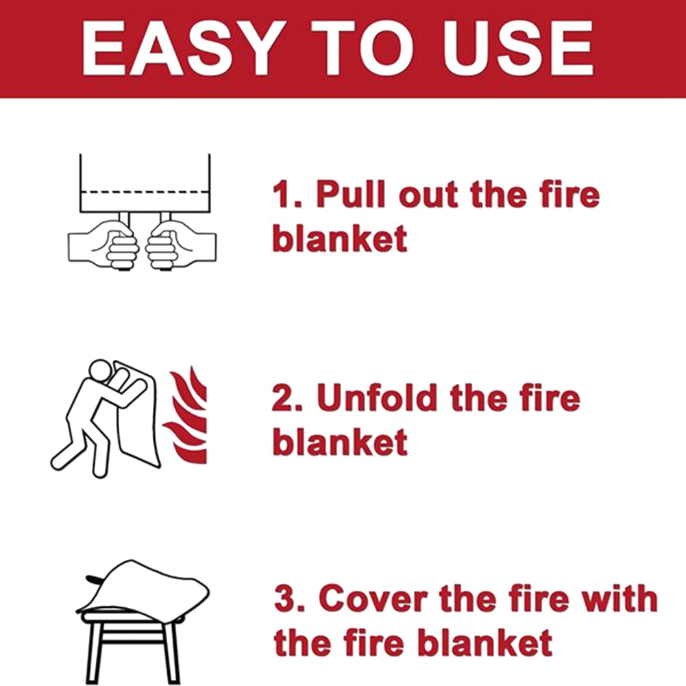 AED2-Emergency Fire Blanket, F - Fire Blanket Kitchen のレビューと価格