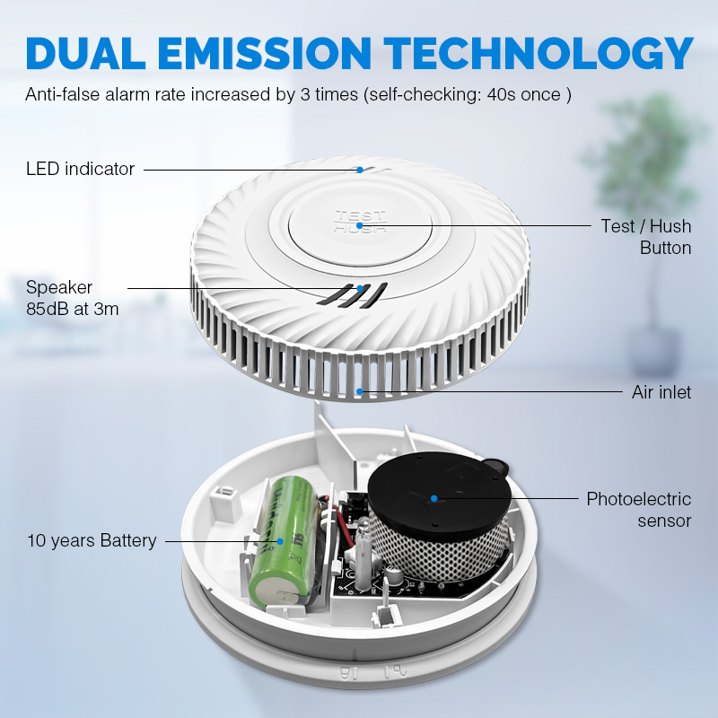 Powered Hotel Smart Wireless T - Smoke Detector Interconnected のレビューと価格