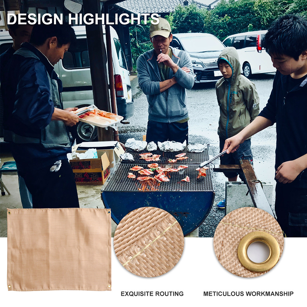 2Pcs 45x45cm Fire Blanket Heav - Fire Blanket Kitchen のレビューと価格