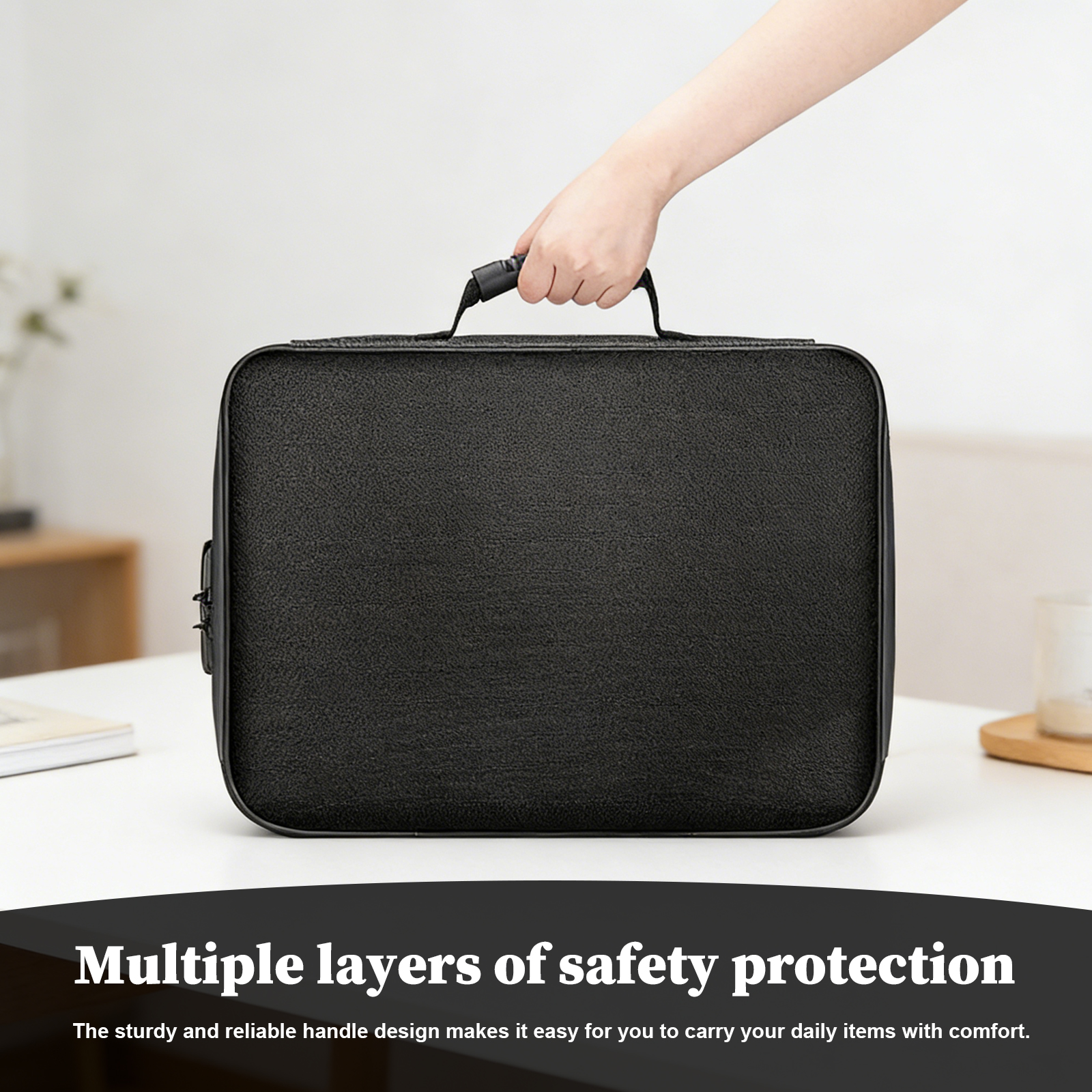Fireproof Document Bag with Lo - Fire Safe Document のレビューと価格