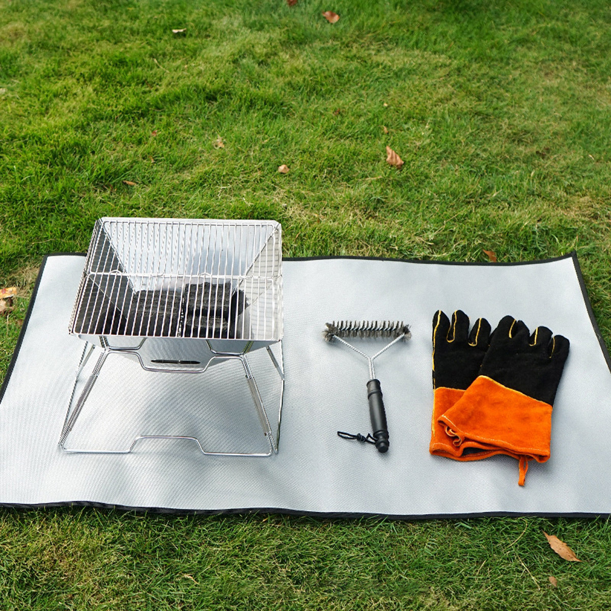 1Pcs Fire Blanket Silver Fire  - Fire Blanket Kitchen のレビューと価格