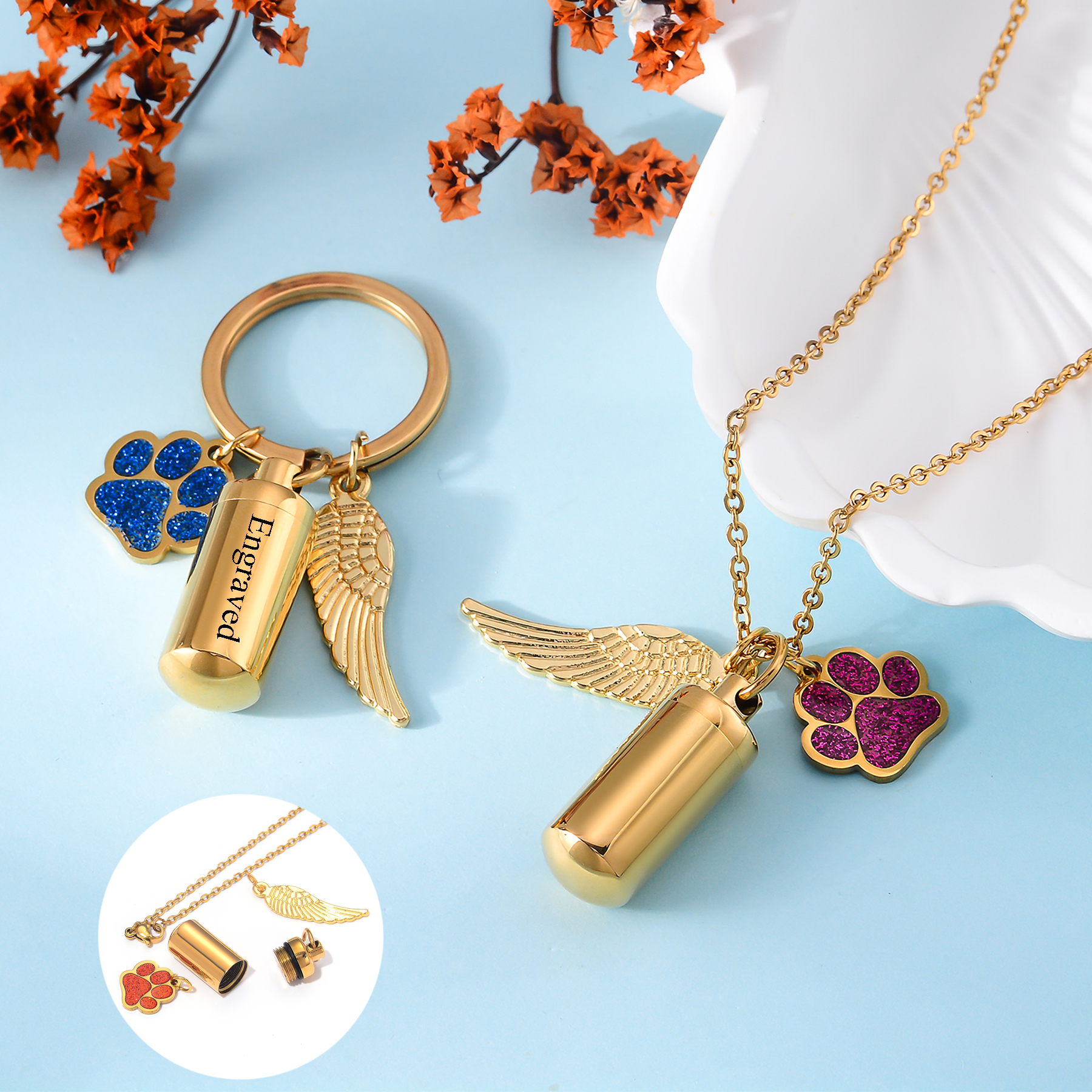 Personalized  Stainless Steel  - Personal Alarm Keychain のレビューと価格