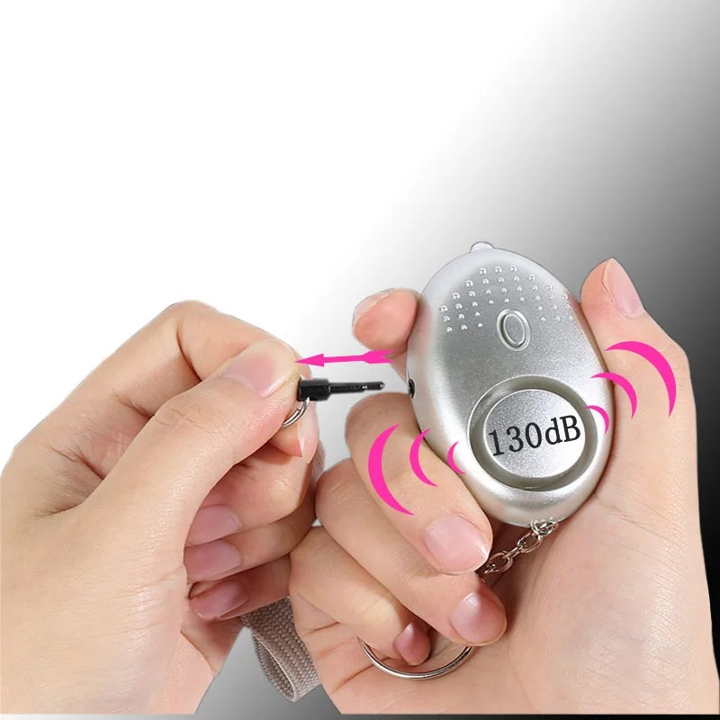 130dB Anti-wolf Girl Child Wom - Personal Alarm Keychain のレビューと価格