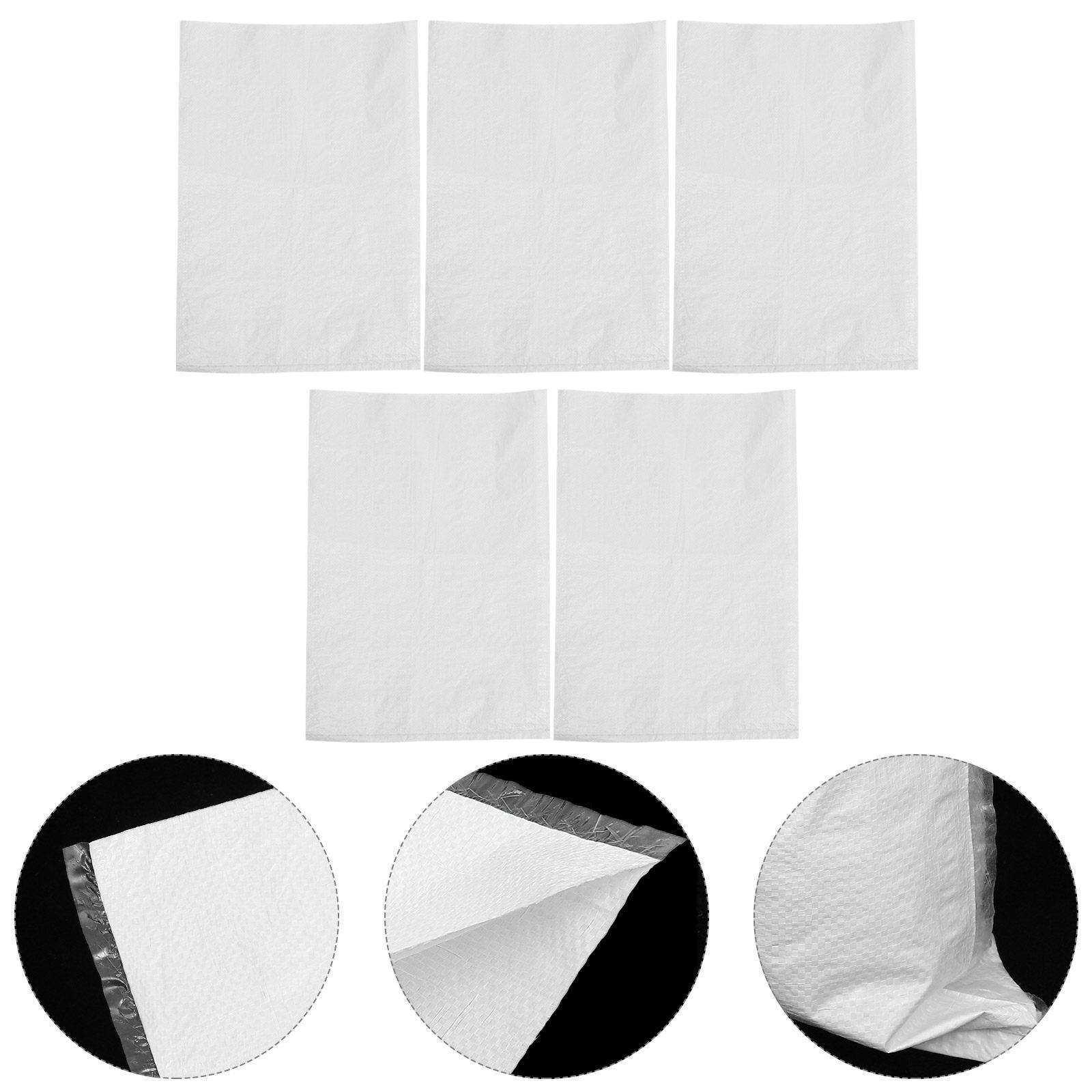 5Pcs Waterproof Woven Sandbags - Flood Barrier Bag のレビューと価格