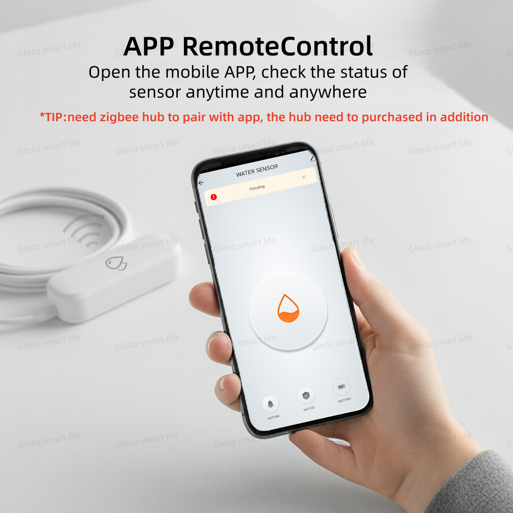 Tuya Zigbee Water Leak Sensor  - Water Alarm Sensor のレビューと価格