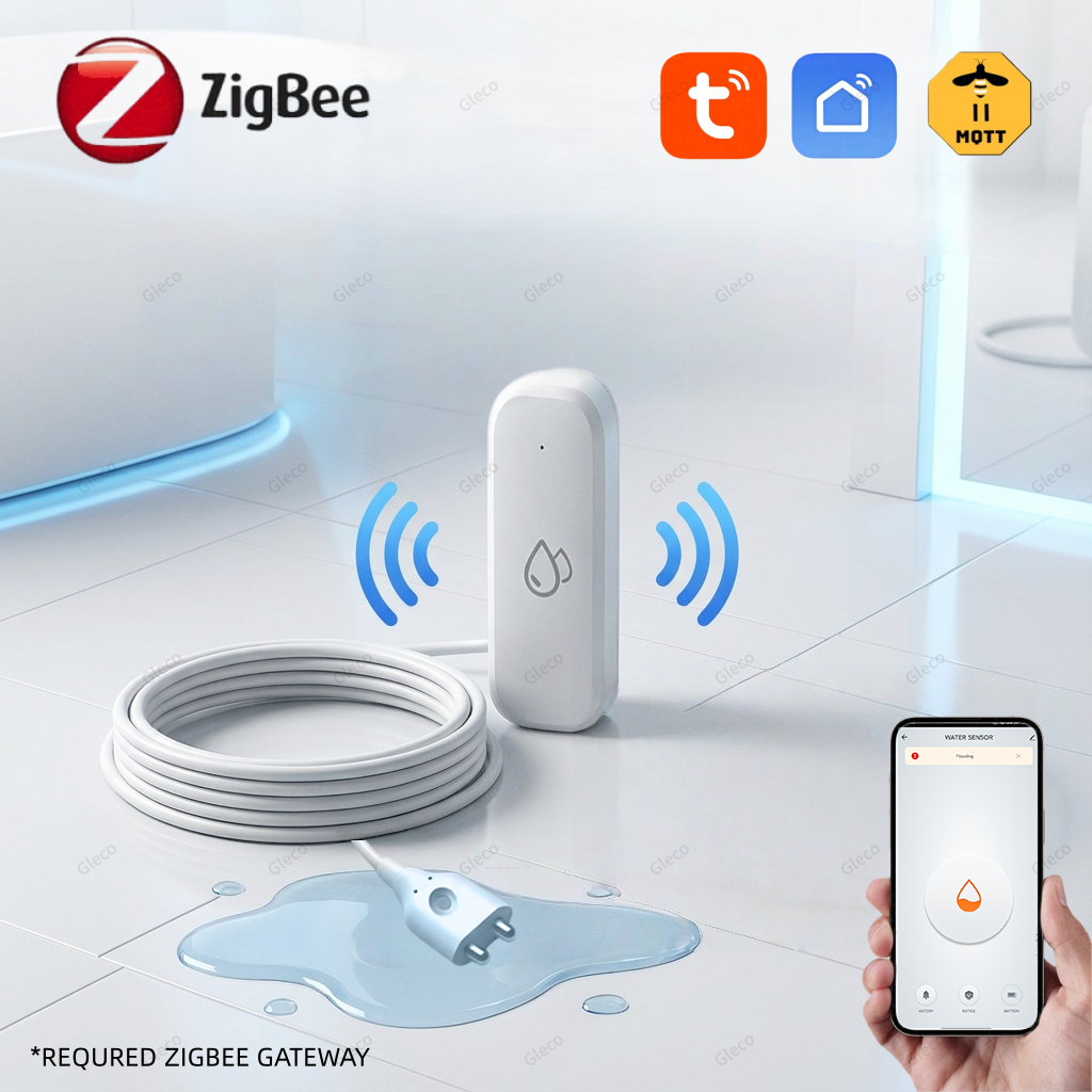 Tuya Zigbee Water Leak Sensor  - Water Alarm Sensor のレビューと価格