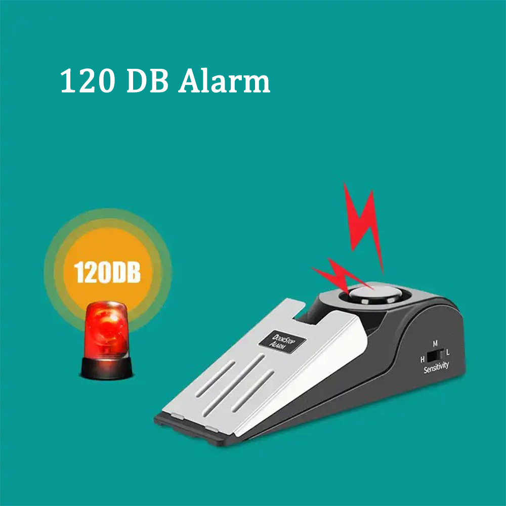 125 DB Anti-theft Burglar Stop - Door Stop Alarm のレビューと価格